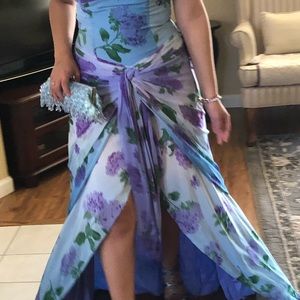 One of a kind custom made Chiffon formal dress.